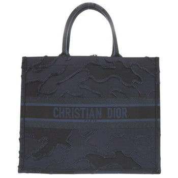 Christian Dior 2020 Resort Collection Book Tote Large Camouflage Canvas Navy Bag 0707Christian