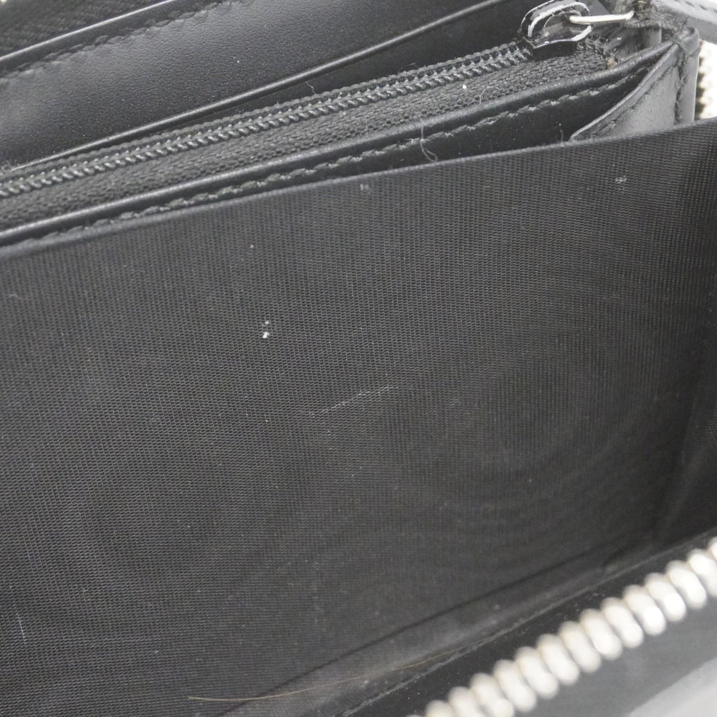 Gucci Long Wallet Guccissima 473928 Leather Black