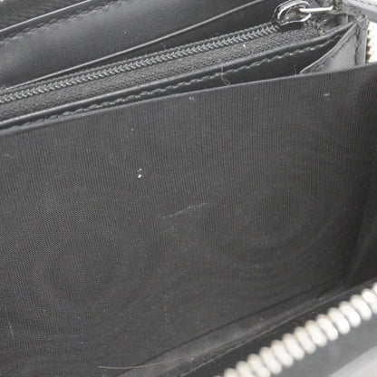 Gucci Long Wallet Guccissima 473928 Leather Black