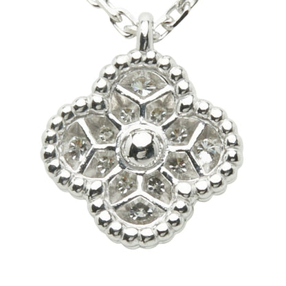 Van Cleef & Arpels Sweet Alhambra Pendant Necklace Vcaro85900 18Kwg White Gold