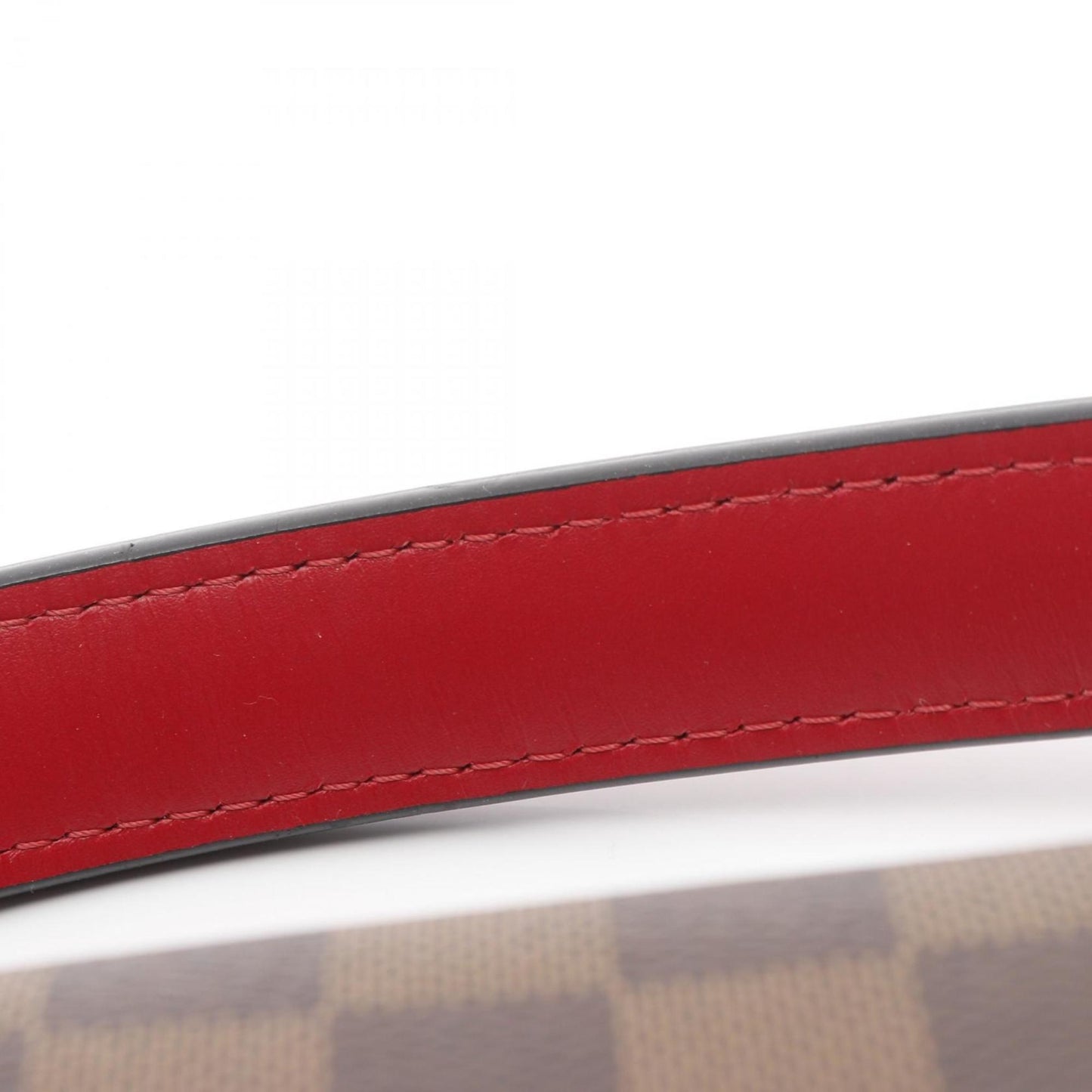 Louis Vuitton Bobur Damier Ebene Scarlet Handbag