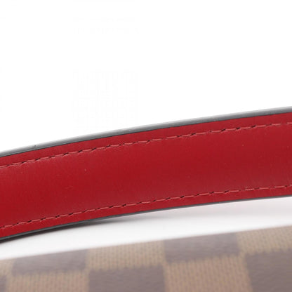 Louis Vuitton Bobur Damier Ebene Scarlet Handbag