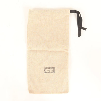 Gucci Men'S Brown Gg Monogram Lamb Leather Gloves With Gold Bits