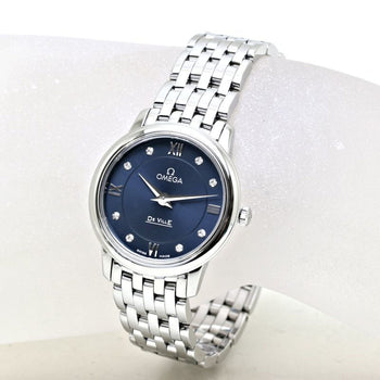 Omega De Ville Prestige 424.10.27.60.53.001 8P Diamond Stainless Steel