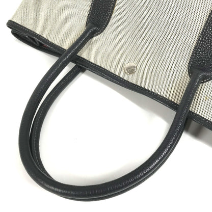 Hermes Garden Party Pm Toile H Leather Handbag/Tote Bag