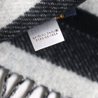 Louis Vuitton 2019 Louis Vuitton Echarpe Lv Forward Wool And Cashmere Scarf With Logo Design Fringe