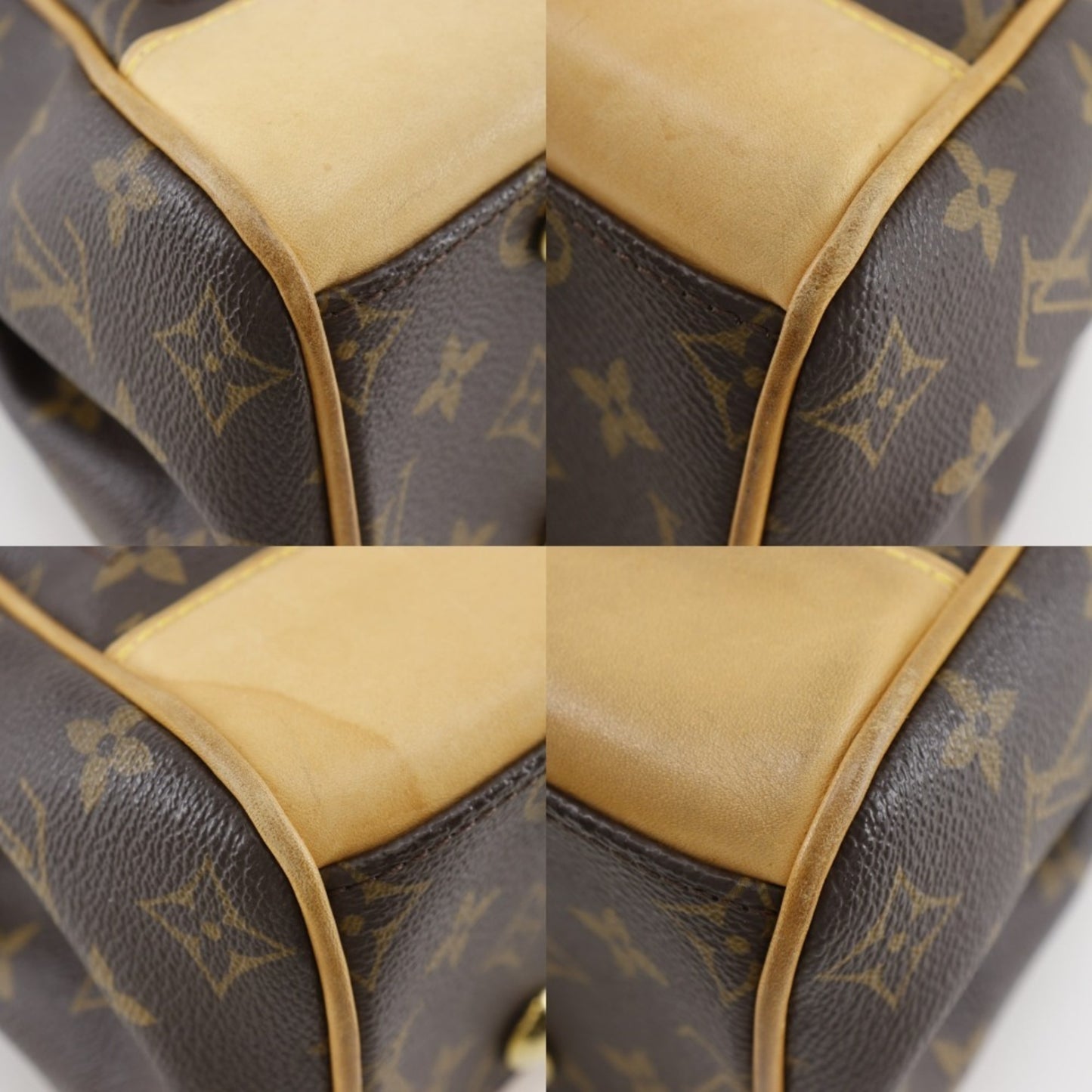 Louis Vuitton Beverly Mm Shoulder Bag M40121 Monogram Canvas 2007 Brown Fl4007 Flap