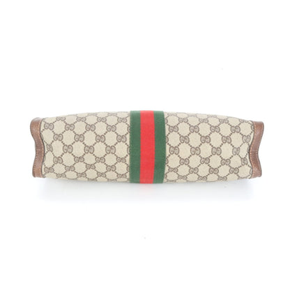 Coated Canvas - Gucci Clutch Bag - Pouch Leather