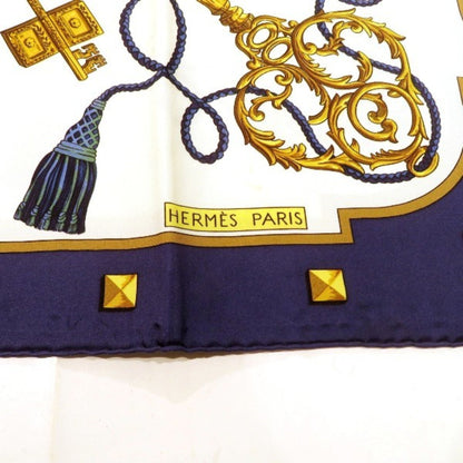 Hermes Carr 90 Key Motif Large Scarf/Muffler For Women