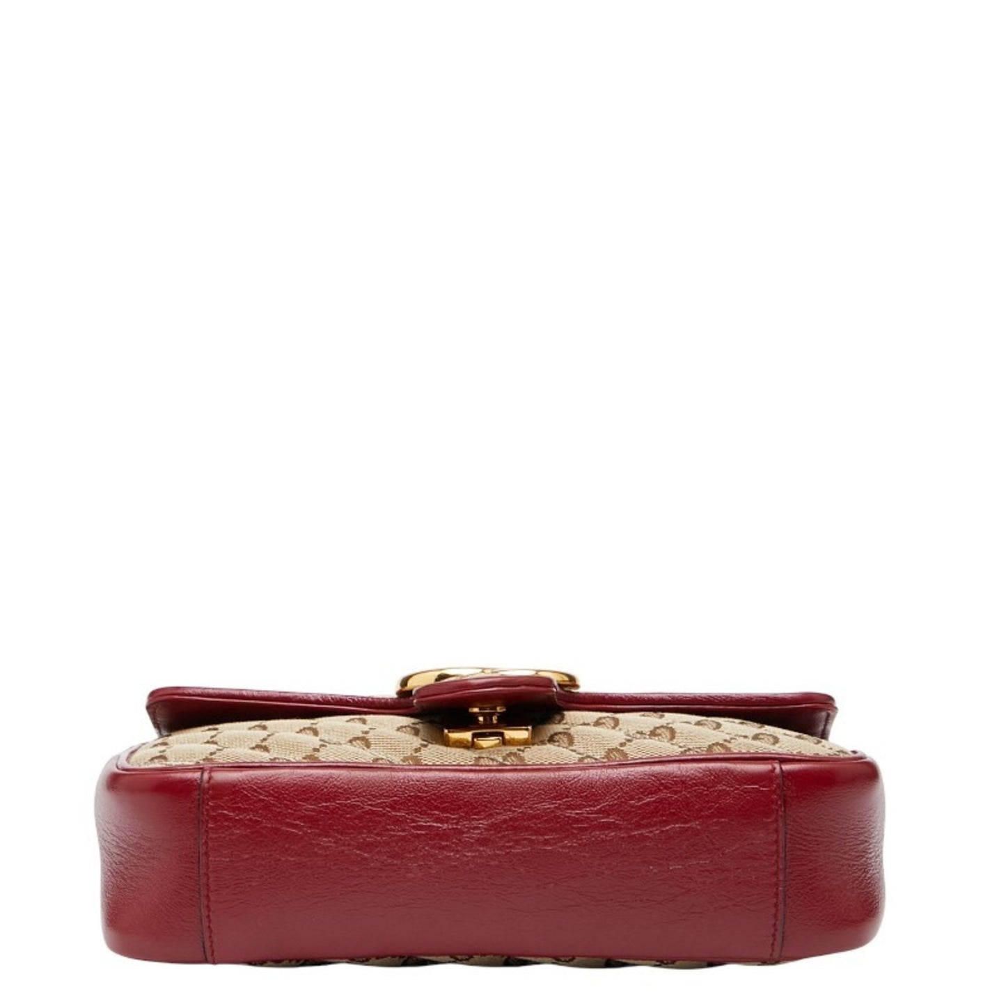 Gucci Gg Marmont Quilted Chain Shoulder Bag 446744 Beige