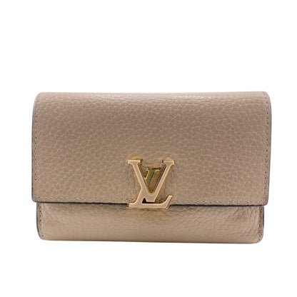 Louis Vuitton M62159 Portefeuille Capucines Compact Wallet Lv Tri-Fold Beige