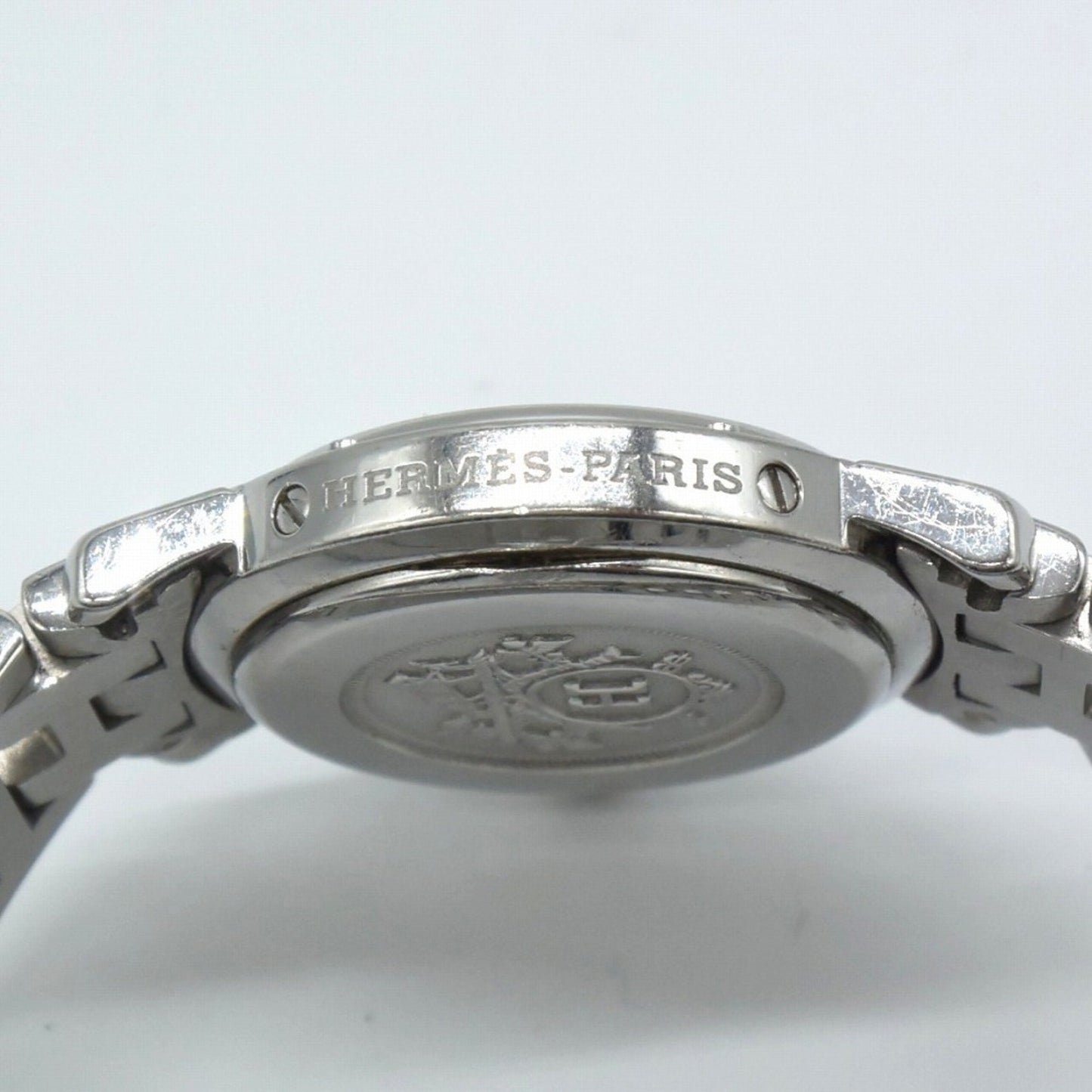 Hermes Clipper Cl4.210 Quartz Watch In Stainless Steel