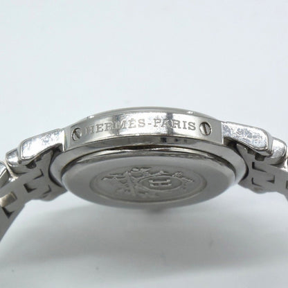 Hermes Clipper Cl4.210 Quartz Watch In Stainless Steel