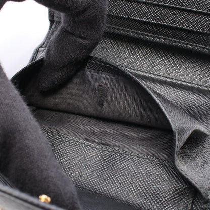 Prada Saffiano Metal Tri-Fold Wallet