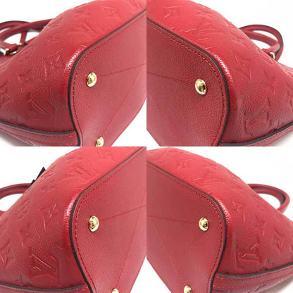 Louis Vuitton Mazarine Pm Monogram Empreinte Red Leather Handbag Shoulder M50638 Louis Vuitton