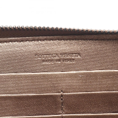 Bottega Veneta Intrecciato Leather Round Long Wallet