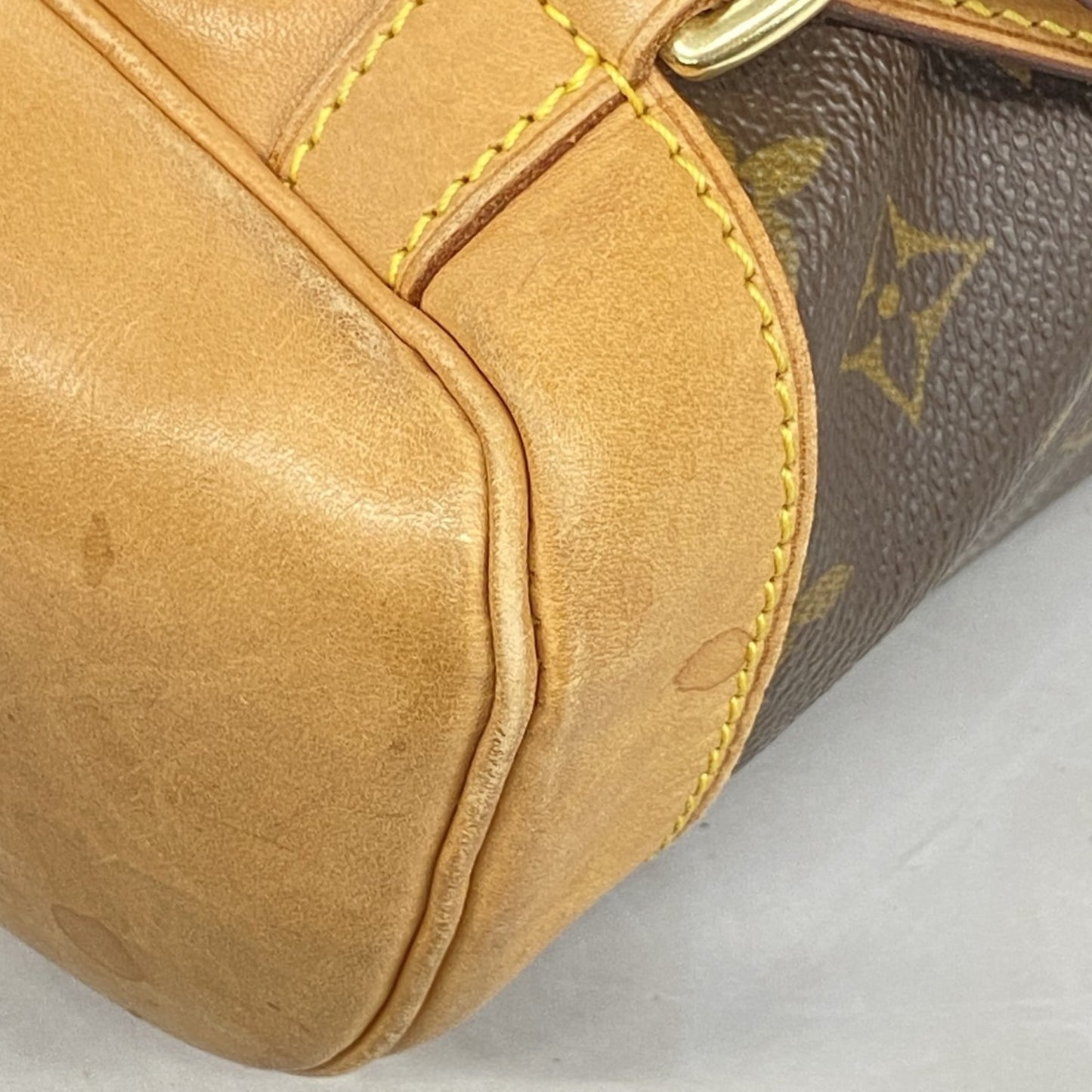 Louis Vuitton Monogram Montsouris Mm Backpack M51136 Brown