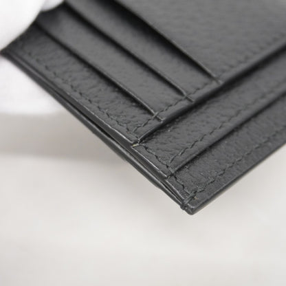 Gucci Business Card Case 722734 Leather Black