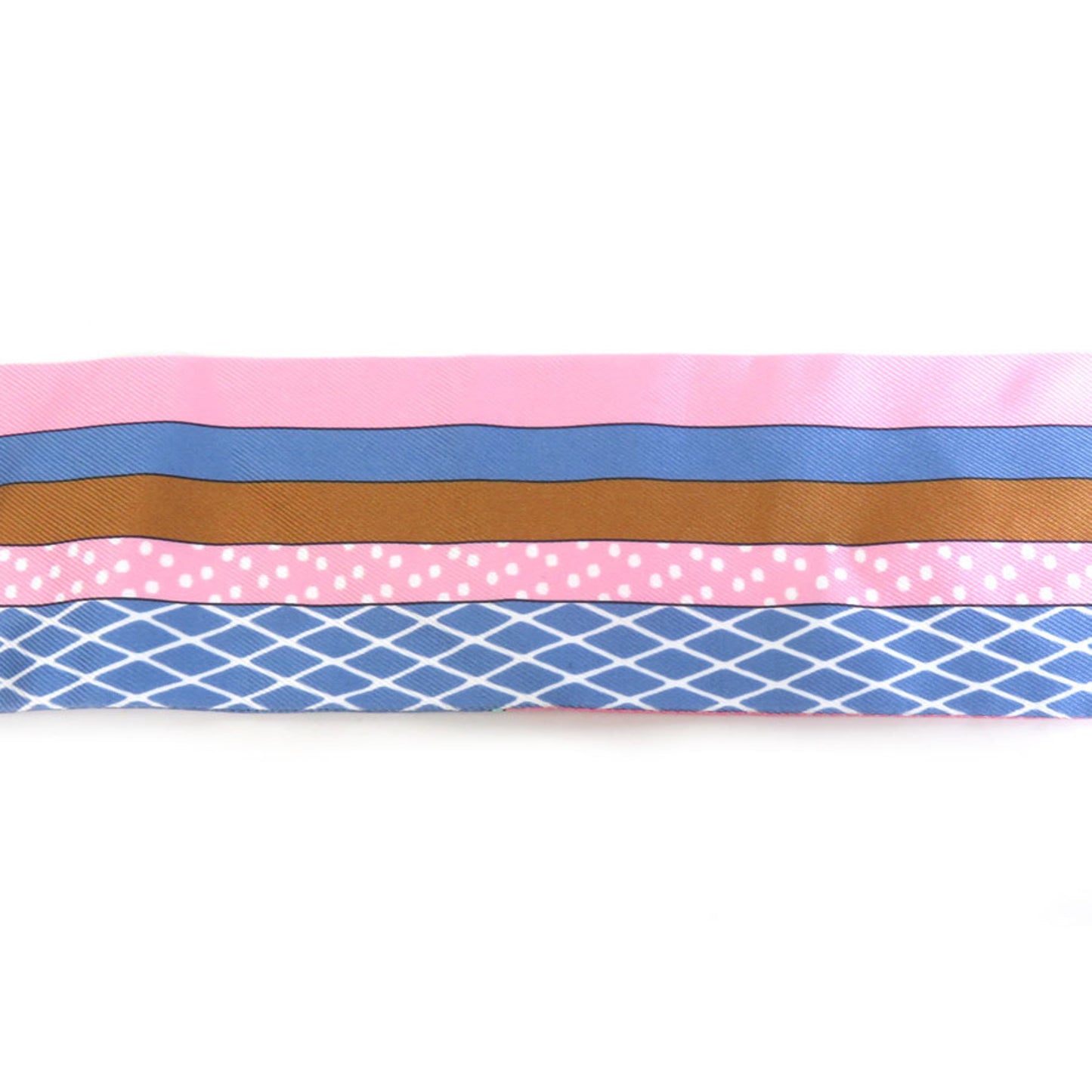Hermes Scarf Muffler Twilly Silk Blue/Multicolor