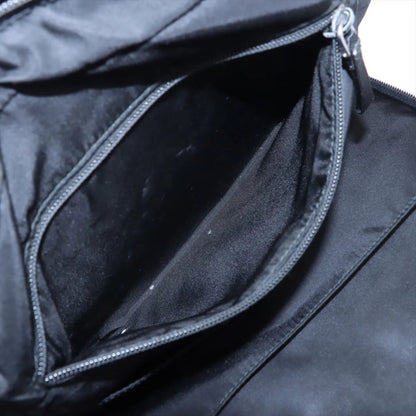 Prada Tessuto Nylon Triangle Logo Vz0055 Leather Backpack