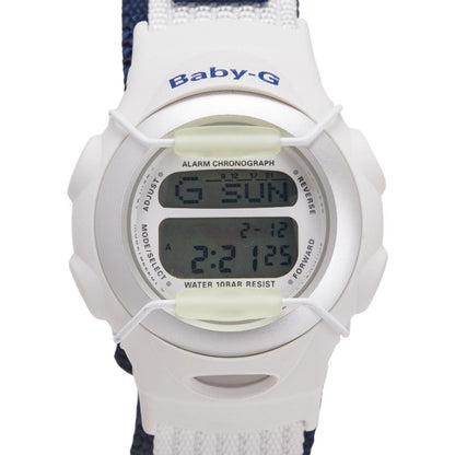 Casio Lovers Collection Baby-G Watch Bg-097 Quartz White Dial Nylon