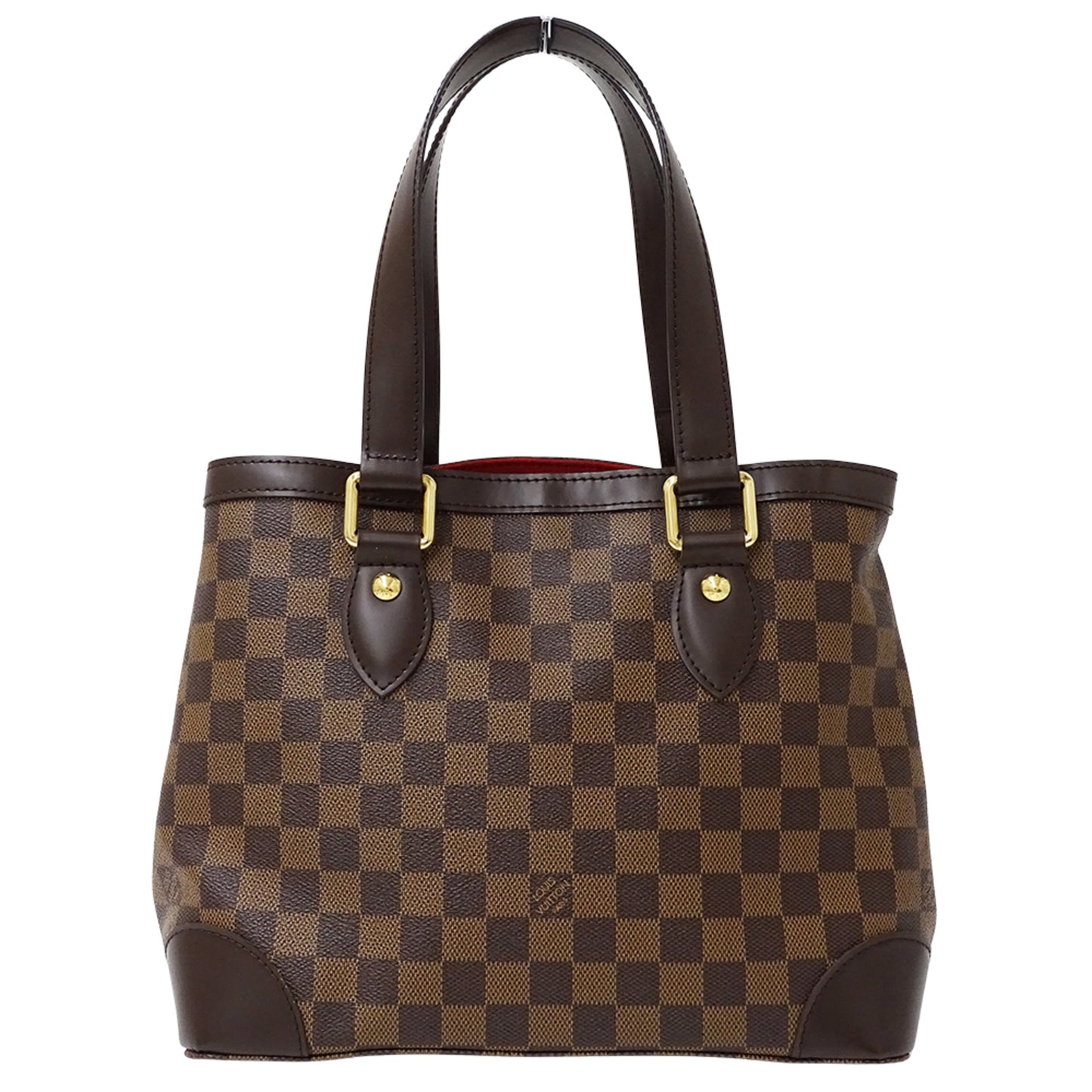 Louis Vuitton Damier Hampstead Pm Tote Bag N51205 Brown