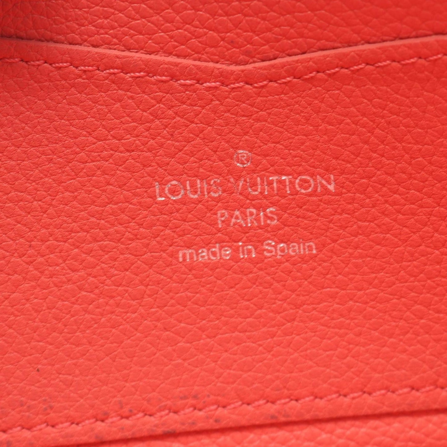 Louis Vuitton Zippy Lockme Taurillon Leather Blossom Round Long Wallet