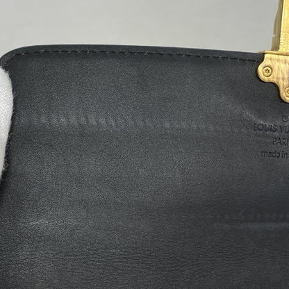 Louis Vuitton Monogram Portefeuille Cherrywood Long Wallet M62558 Black/Brown