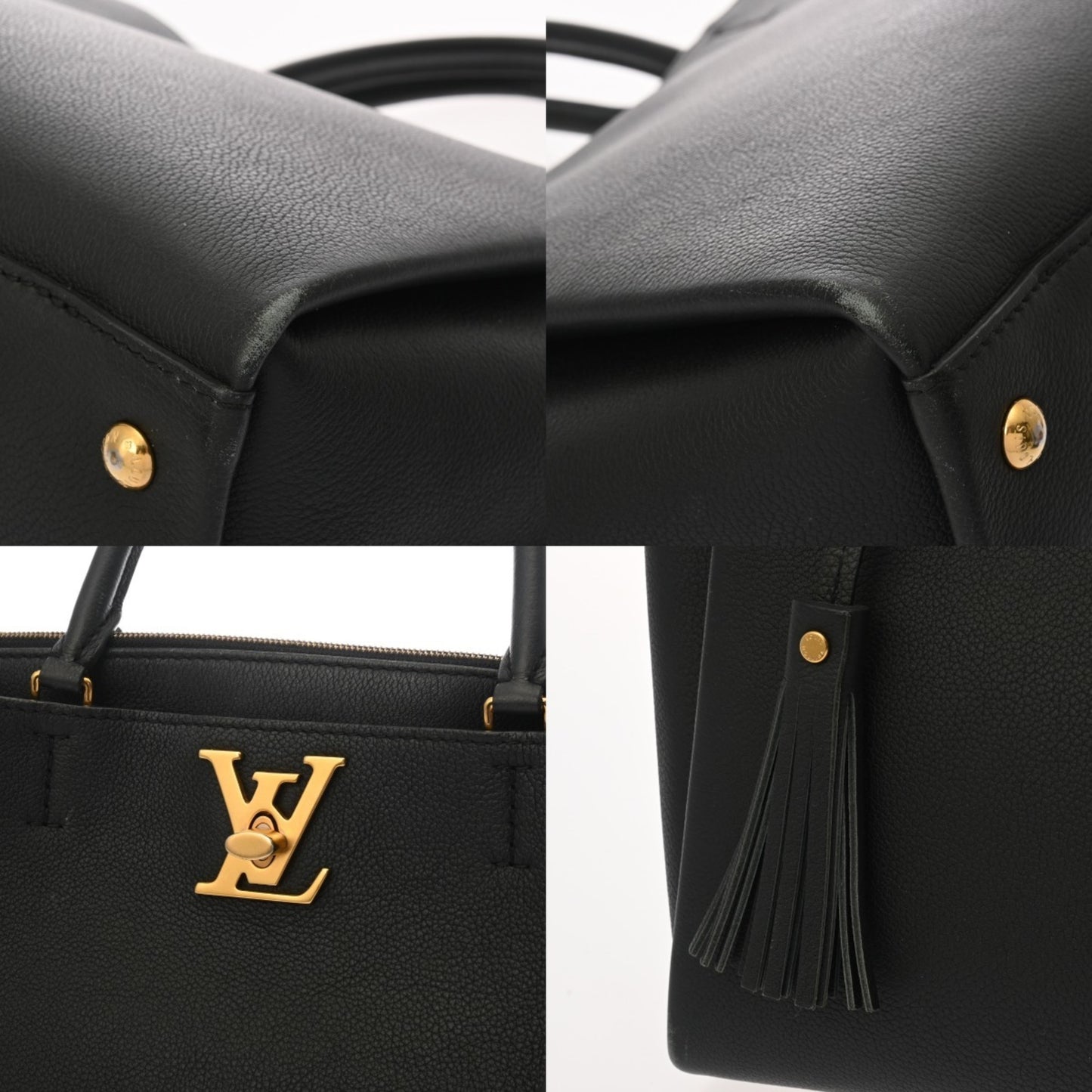 Louis Vuitton Louis Vuitton Rockmeat Noir M54569 Women'S Calfskin Handbag