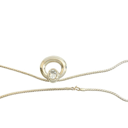 Hermes Silver 925 Topaz Necklace Pendant 823-7