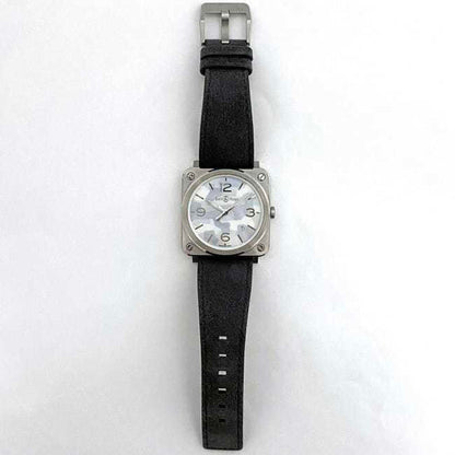Bell & Ross Watch Aviation 39 F-22679 Camouflage White Shell Silver Gray Brs-64-S