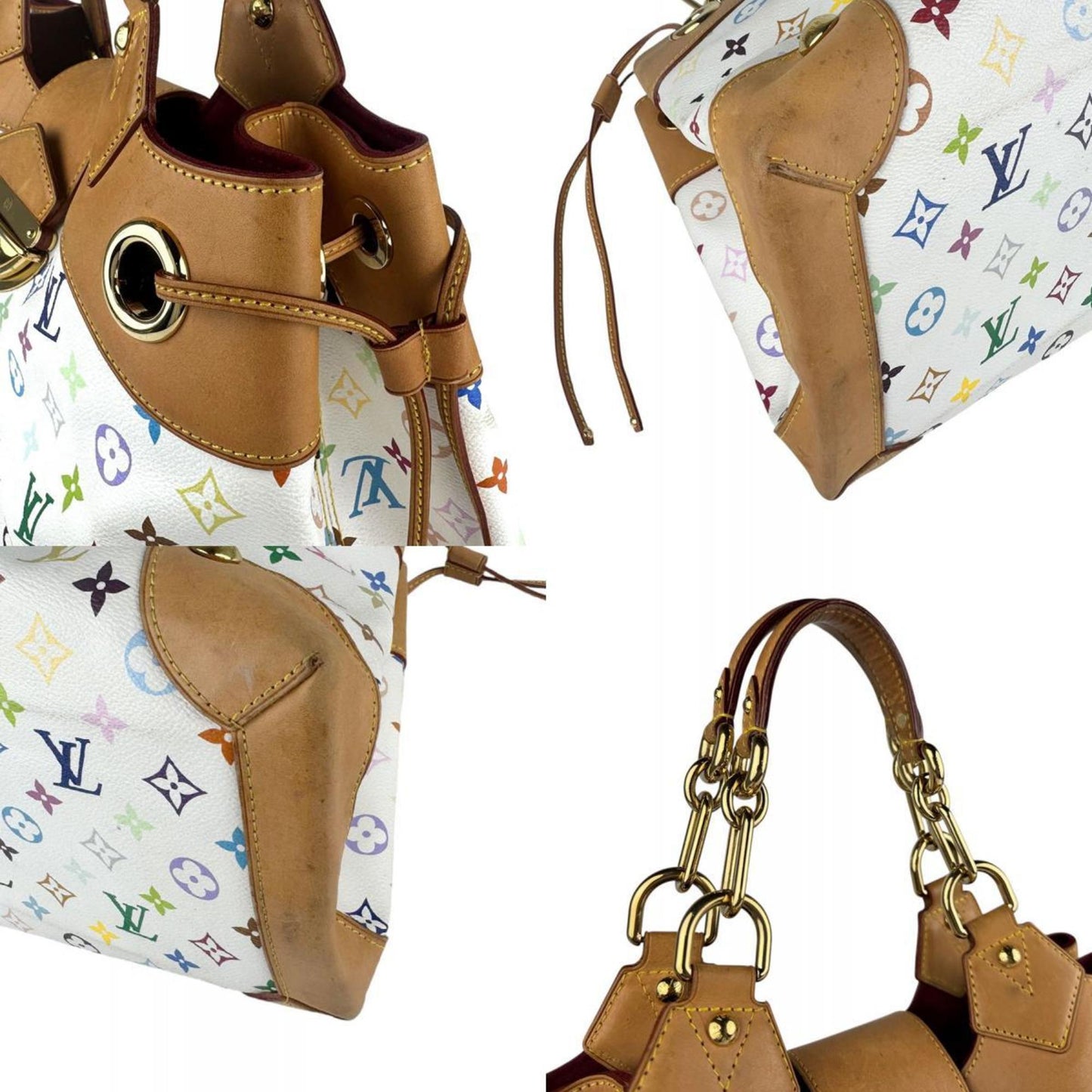 Louis Vuitton Ursula Monogram Multicolore Handbag In Bron