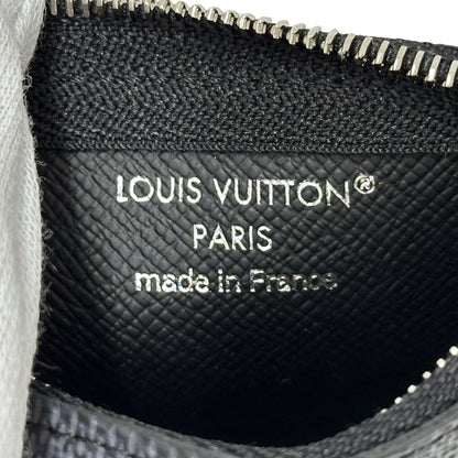 Louis Vuitton Damier Graphite Canvas Pochette Cle (Black/Grey) N60155