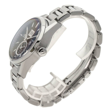 Tag Heuer War5010 Carrera Grand Date Gmt Watch Stainless Steel Ss
