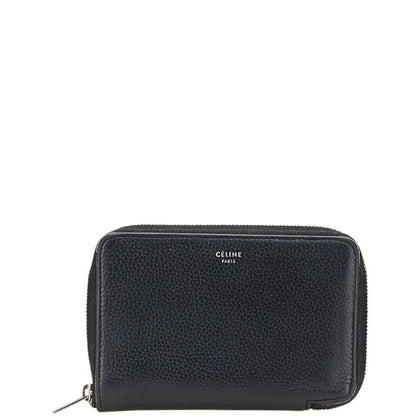 Celine Bifold Wallet In Black Leather
