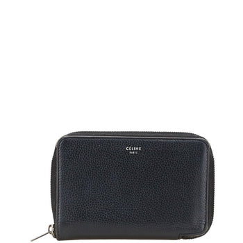 Celine Bifold Wallet In Black Leather