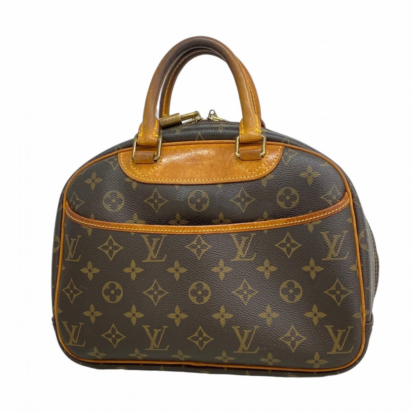 Louis Vuitton Monogram Trouville Handbag M42228 Brown