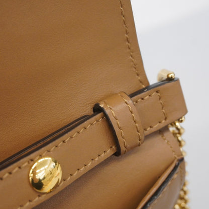 Gucci Zumi Handbag 572375 In Brown And Gold Leather