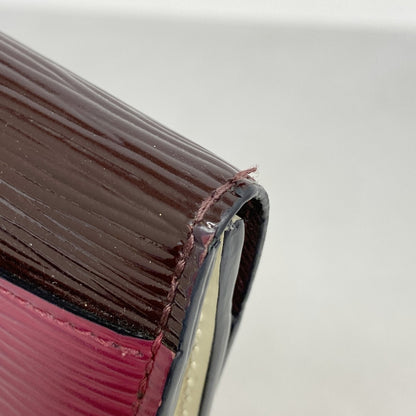 Louis Vuitton Epi Leather Portefeuille Flore Long Wallet M60364 Prunnu Electric