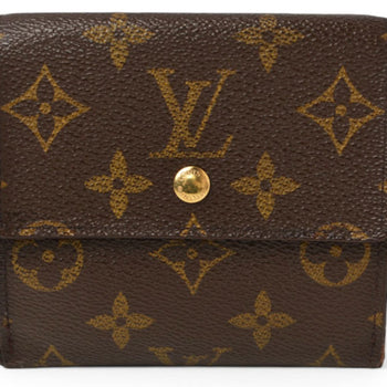 Louis Vuitton Monogram Wallet Louis Vuitton Double Folding Portefeuille Elise M61654