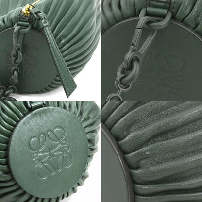Loewe Shoulder Bag Bracelet Pouch Leather Green