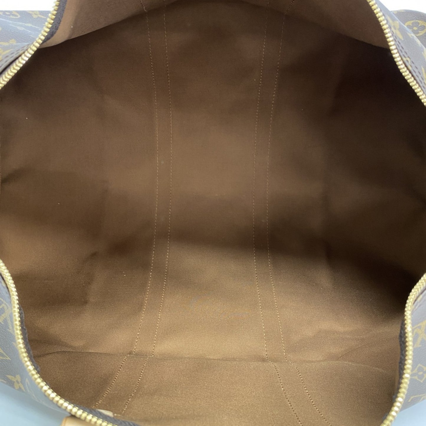 Louis Vuitton Monogram Keepall 55 Boston Bag M41424 Brown