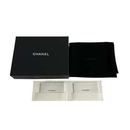 Chanel Matelasse Coco Mark Leather And Caviar Skin Tri-Fold Wallet