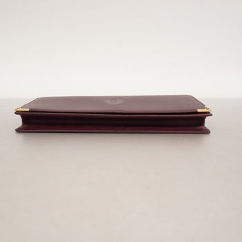 Leather Cartier Long Wallet (Bi-Fold)