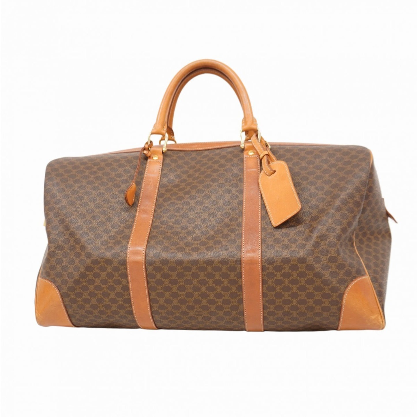 Celine Boston Bag Macadam Brown