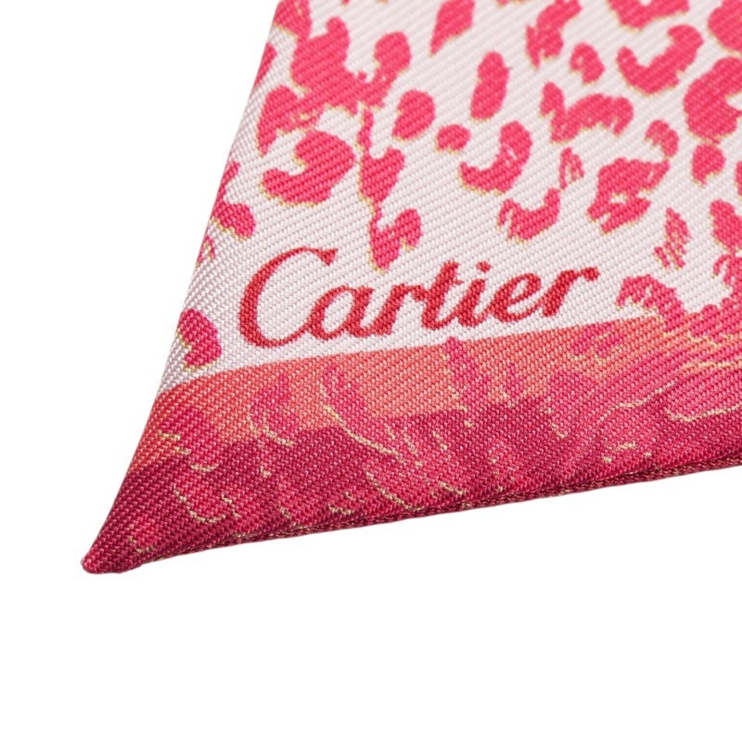 Cartier Leopard Print Scarf