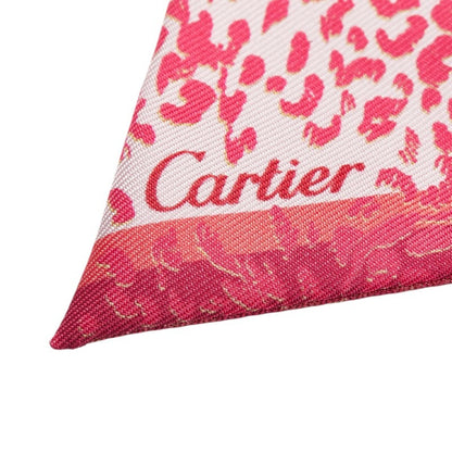 Cartier Leopard Print Scarf