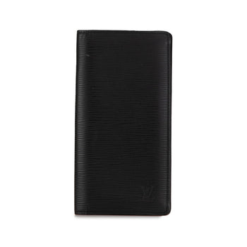 Louis Vuitton Epi Portefeuille Brazza Long Wallet M60622 Noir Black Leather