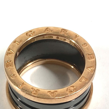 Bvlgari B-Zero1 3-Band Gold Ring In Au750 Ceramic