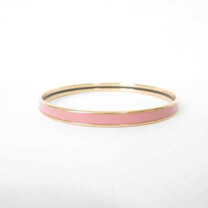 Hermes Uni Enamel Bangle Bracelet In Pink